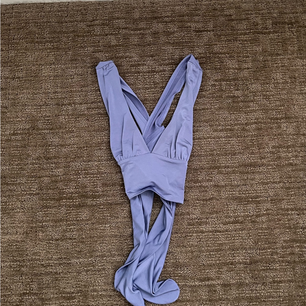 blue going out top